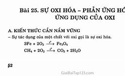 Sự Oxi Hóa Là Gì Lớp 8